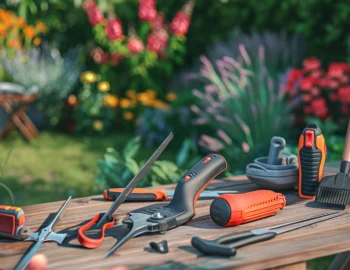 outils de jardinage