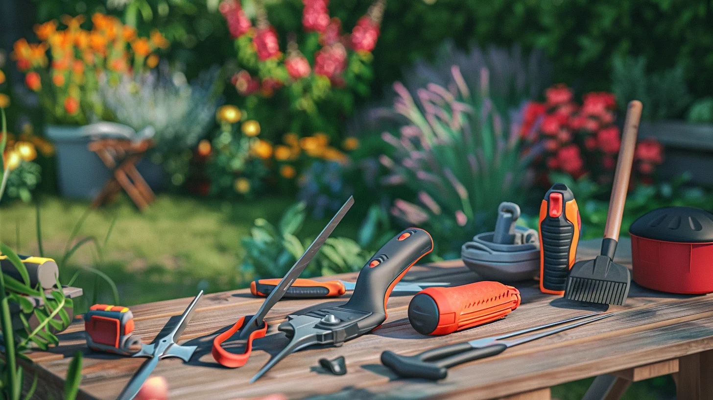 outils de jardinage